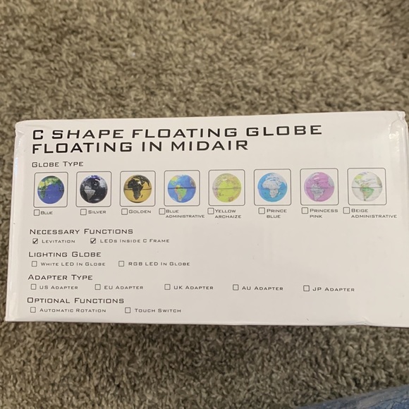 Desk Globe Floating in Midair - Picture 3 of 3